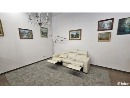  Natūralios odos sofa su relax