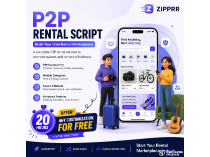  P2P Rental Marketplace - Zipprr