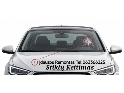  Automobilių Stiklų Keitimas Įdaužų Remontas 